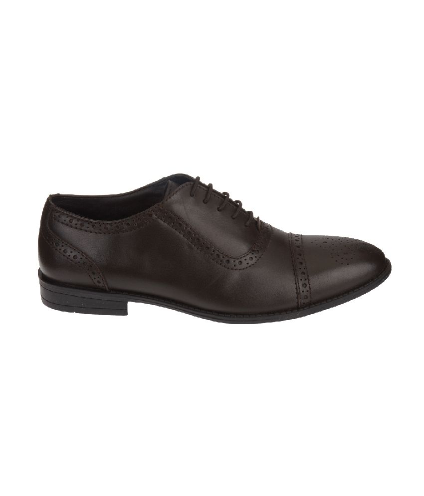 khadim brown formal shoes