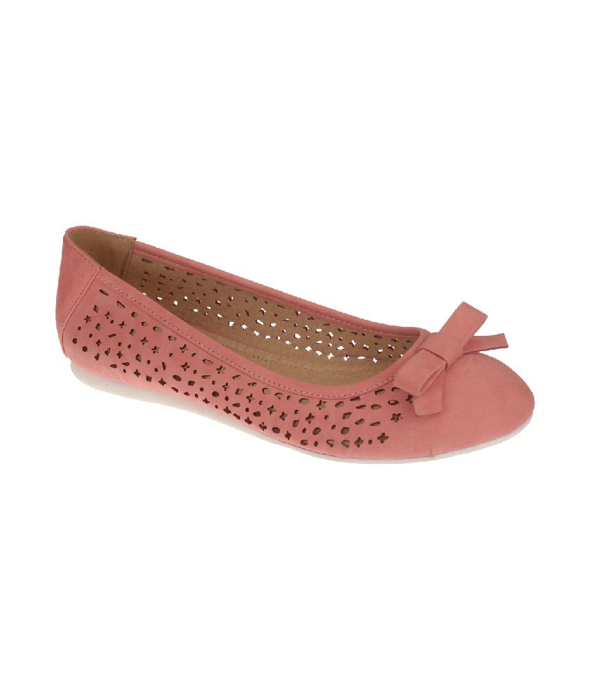 Khadim's Sharon Pink Ballet Flat Casual Shoes Price in India- Buy ...