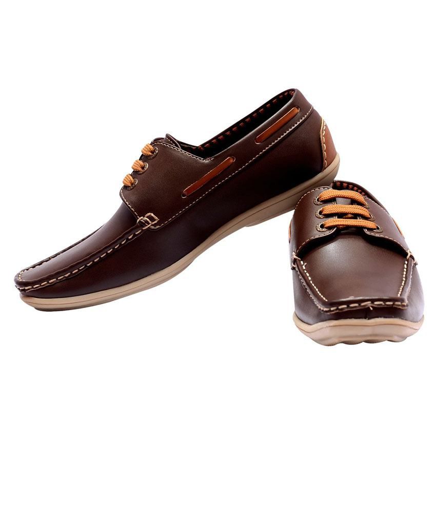 Sam Stefy Brown Smart Casuals Shoes - Buy Sam Stefy Brown Smart Casuals ...