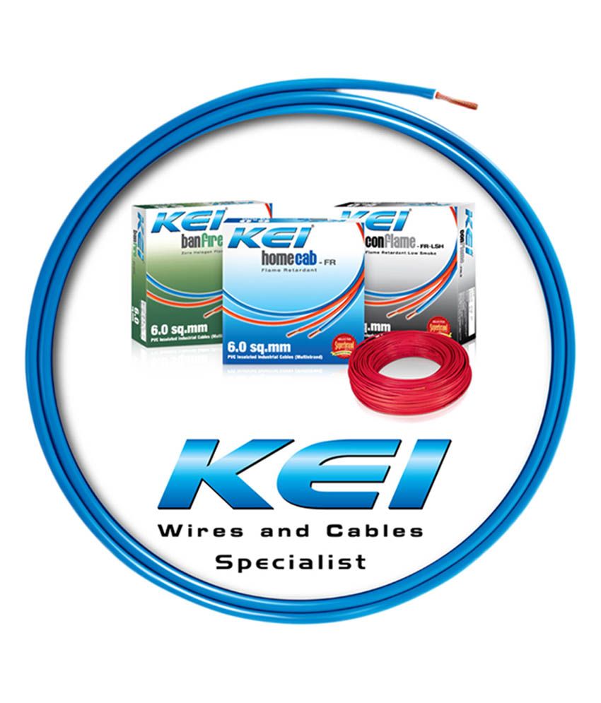 Buy Kei Red Pvc Wires 6.0 Mm Online at Low Price in India Snapdeal