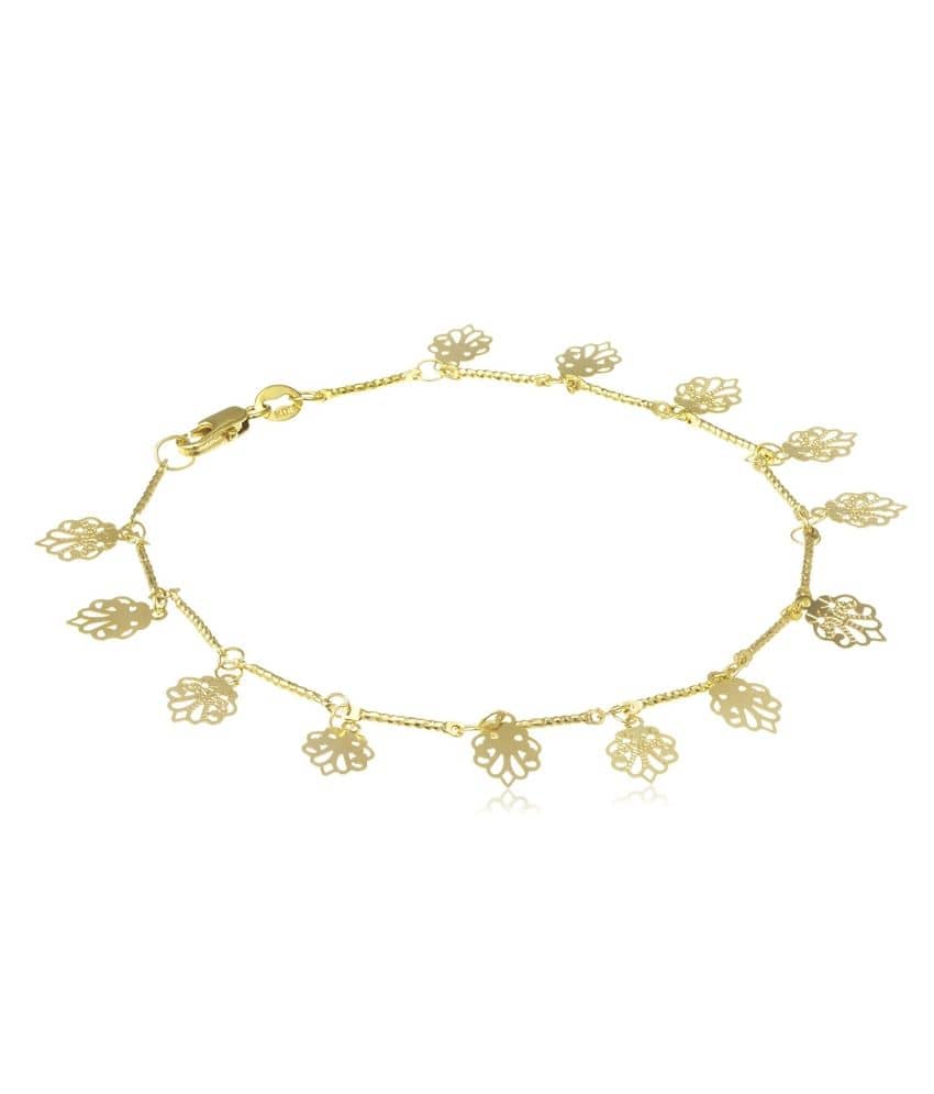 18 KT Gold Plated Bracelet Gold for Women by GB Jewellery ...