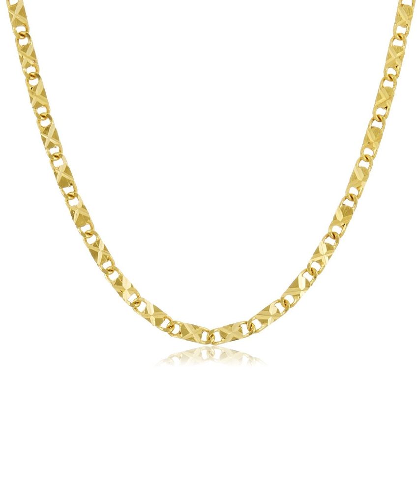 18 KT Gold Plated Links Chain Gold for Women by GB Jewellery Buy 18 KT Gold Plated Links Chain