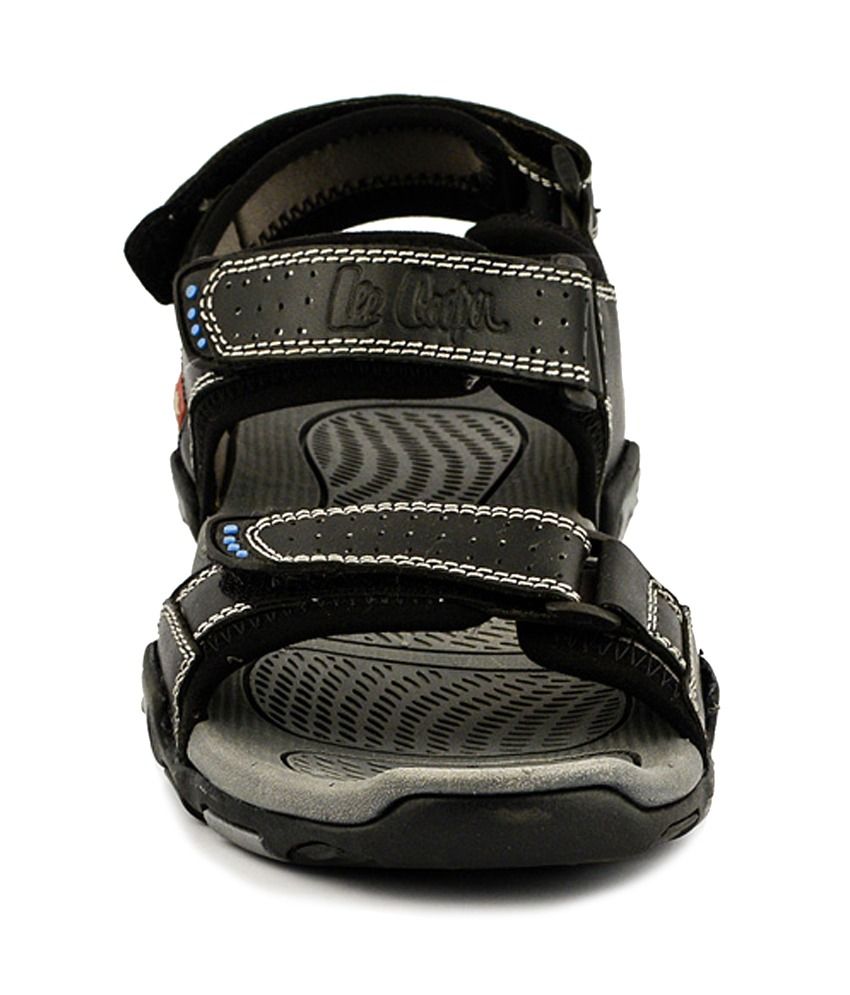 lee cooper men's leather sandals and floaters