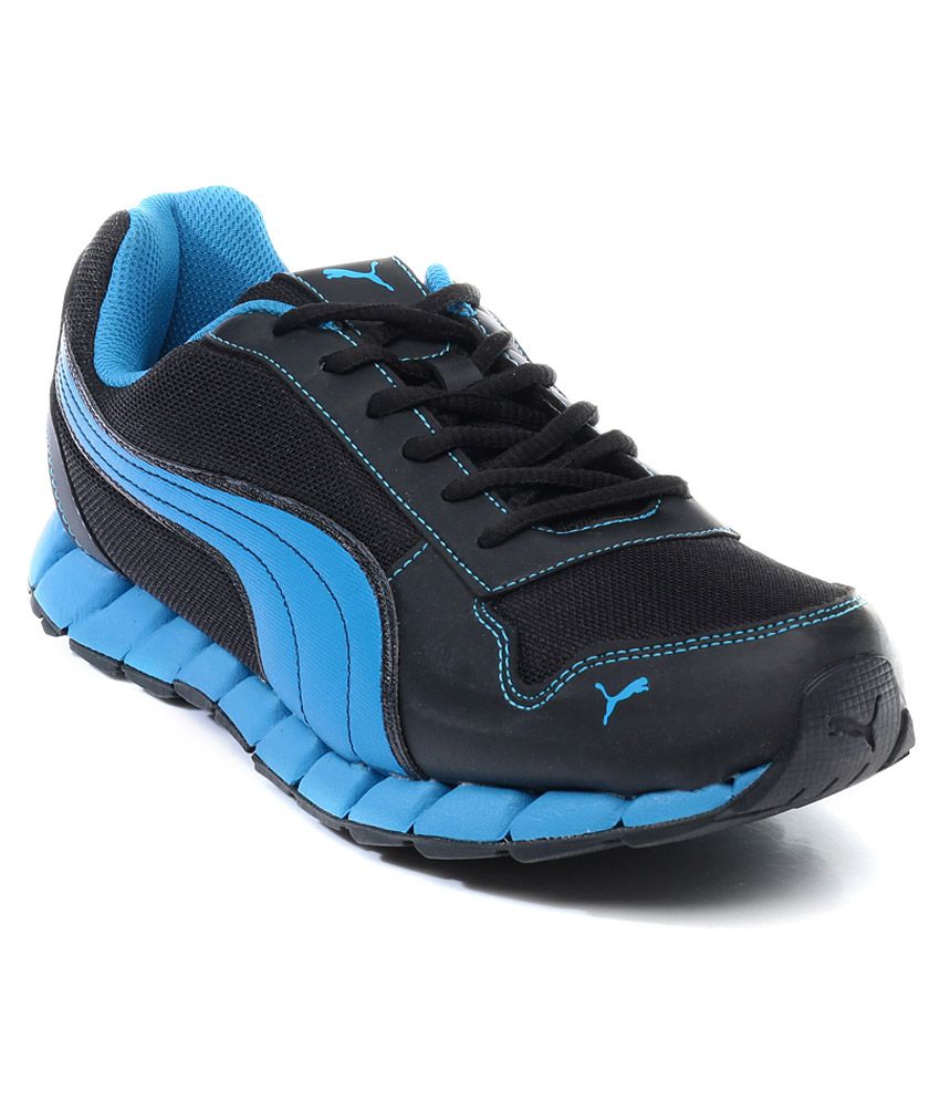 puma sports shoes blue colour