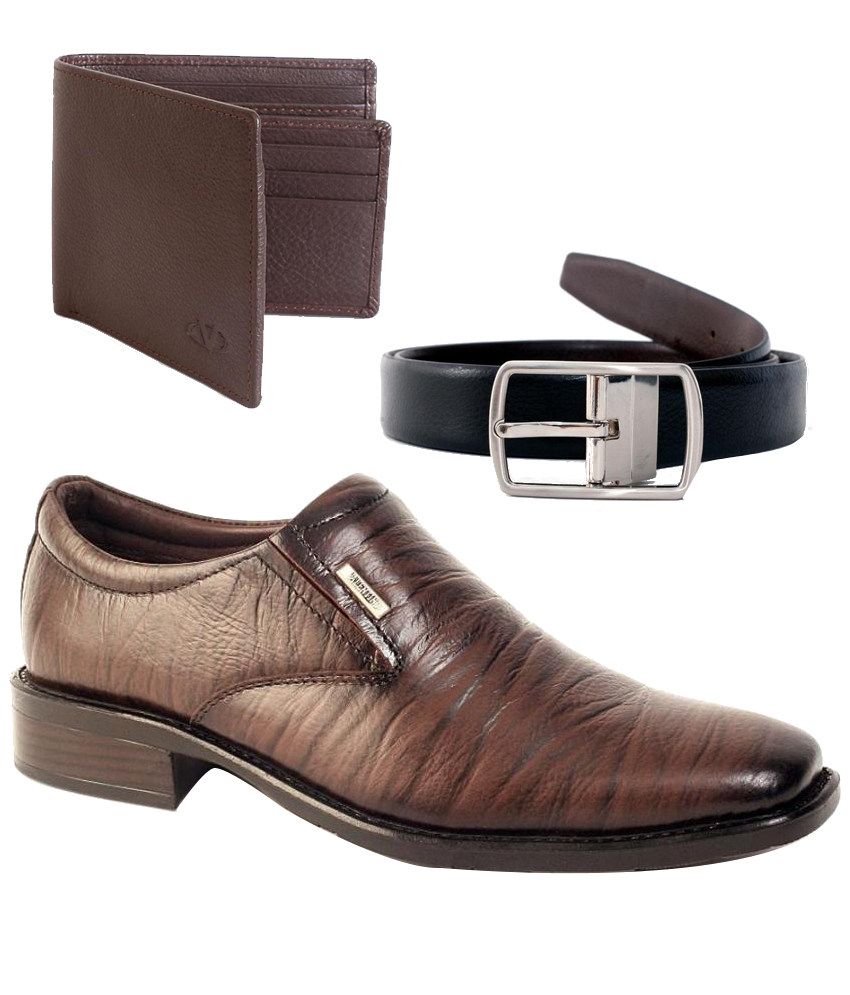 men's dress shoes and belt combo