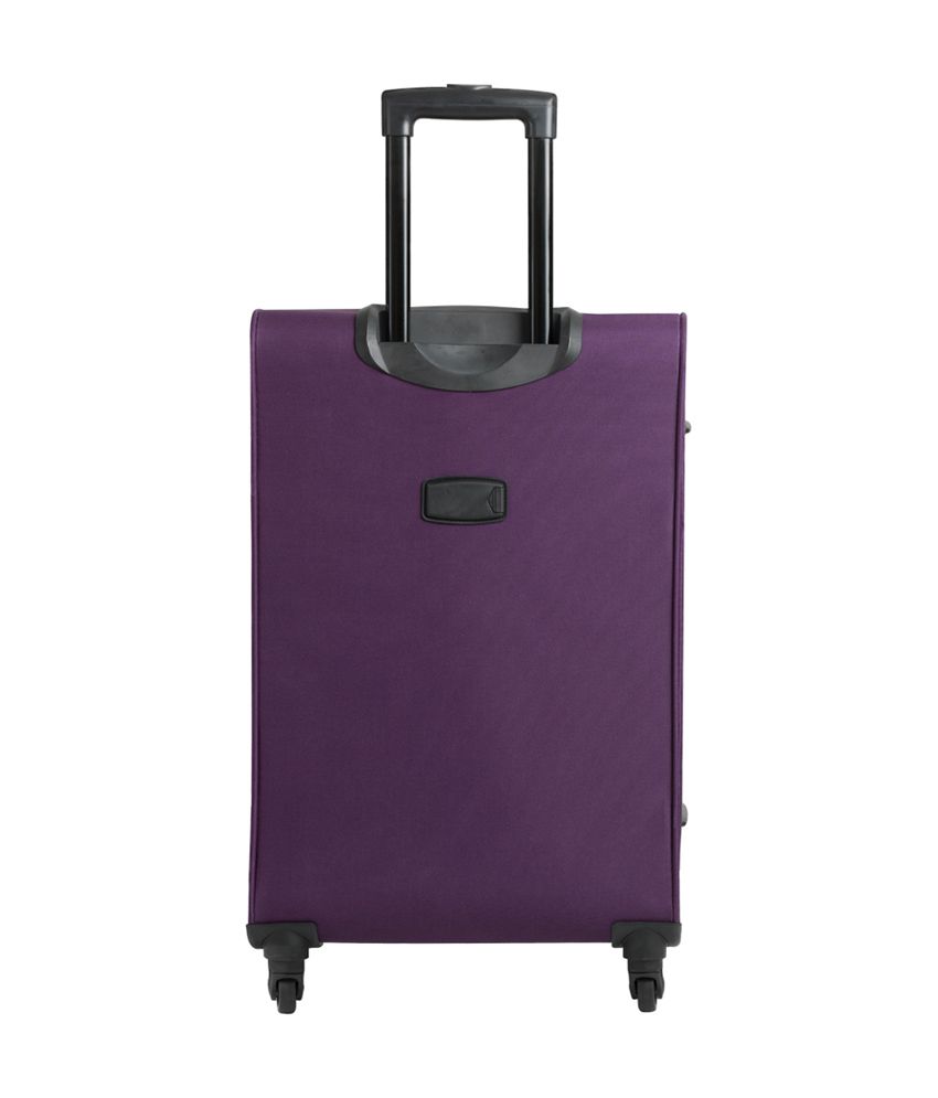 purple suitcase argos