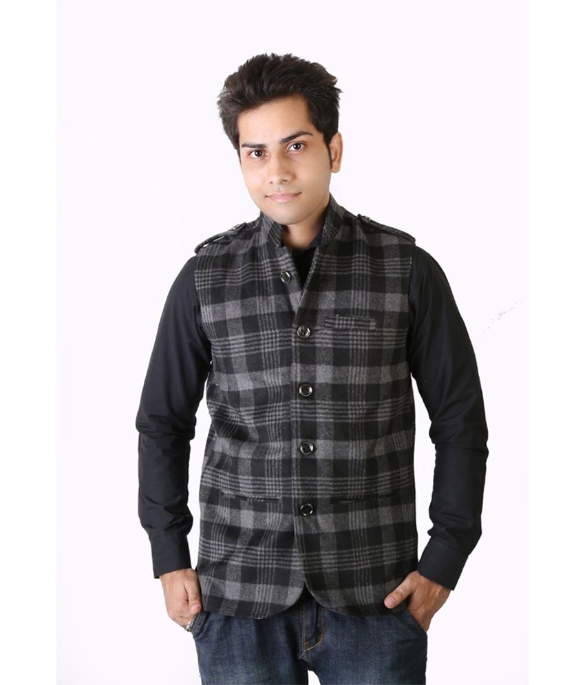 woollen nehru jacket