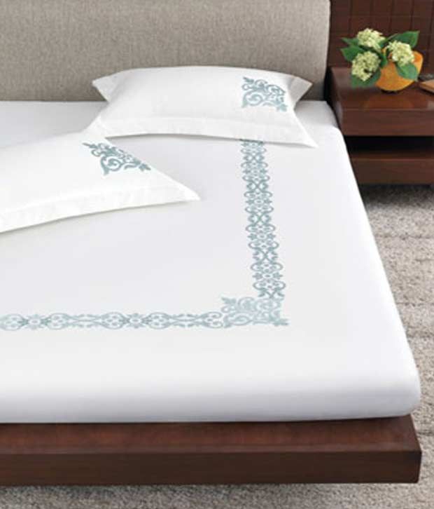 d decor embroidery bed sheet