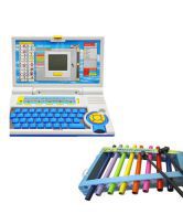 Three 6 Combo English Learner Laptop & Musical Xylophone kids educational playing toy