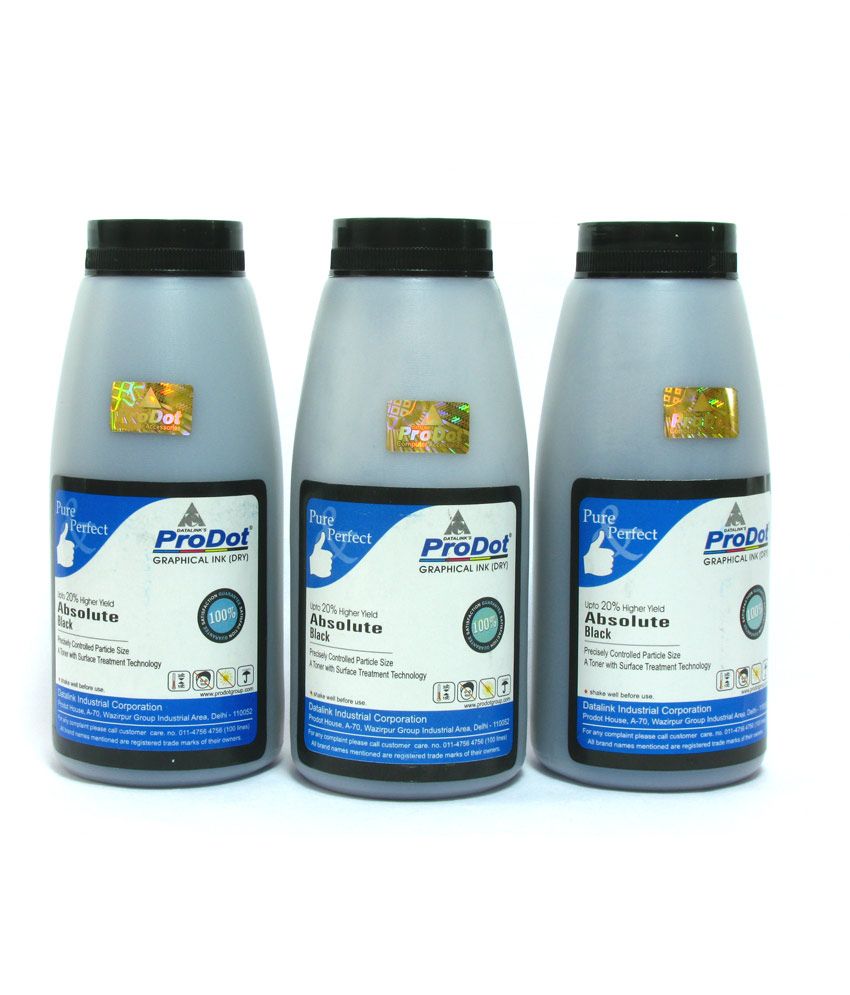 Prodot Laserjet Dry Ink Toner Powder for HP and Canon Black Buy