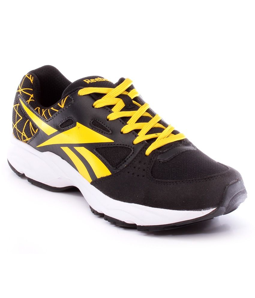 reebok mens yellow shoes