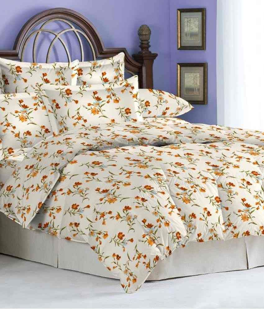 Bombay Dyeing Roseville Single Bedsheet Set With One Pillow Cover Buy