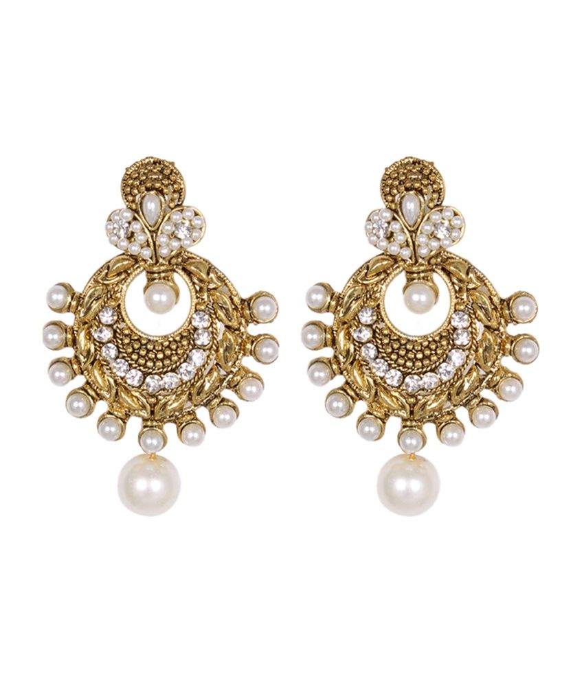 SP Jewellery Pearl Design Stud Earring - Buy SP Jewellery Pearl Design ...