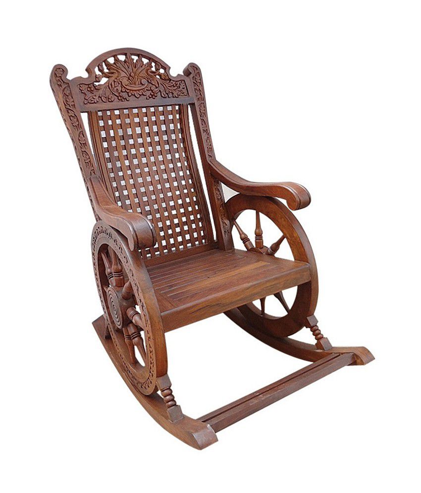 Solid Wood Chariot Rocking Chair - Buy Solid Wood Chariot Rocking Chair