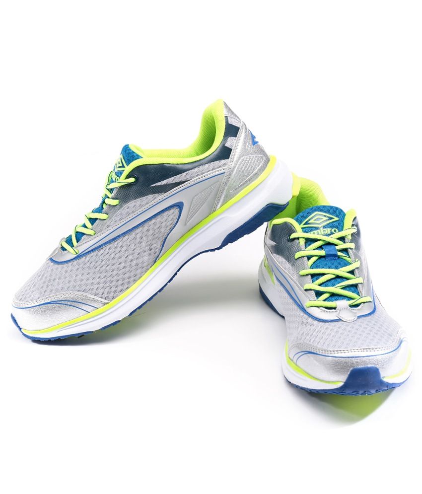 UMBRO SILVER GREY /NEON GREEN APOLT RUNNING SHOES - Buy UMBRO SILVER ...