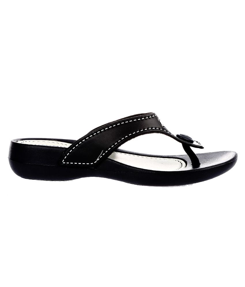 Adda Black Slippers Price in India- Buy Adda Black Slippers Online at ...