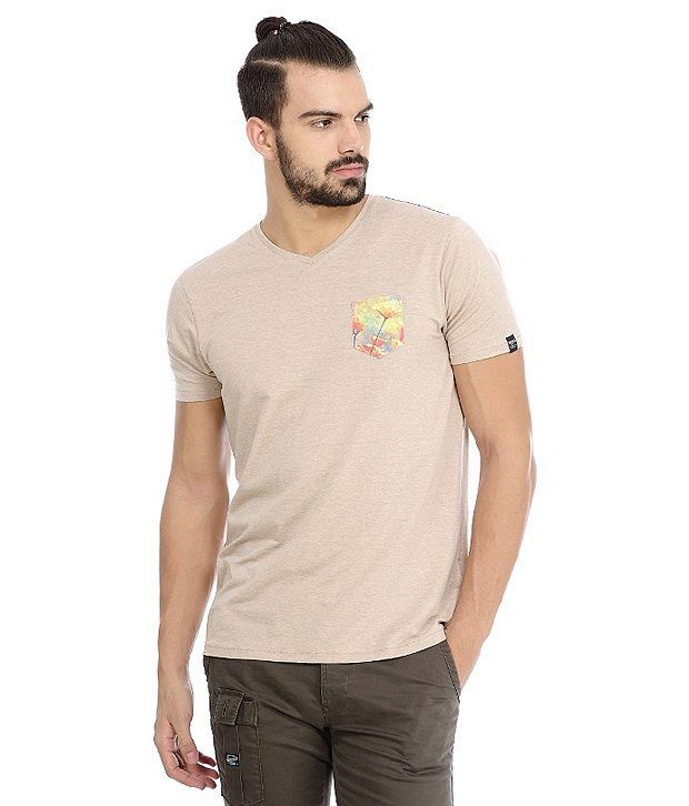 basic beige t shirt