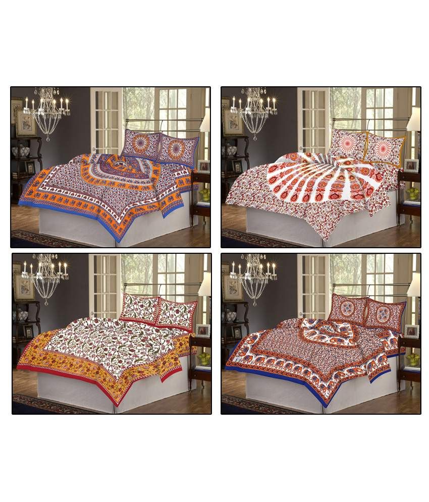 double-cotton-bed-sheets-combo-offer-snapdeal-sablyan