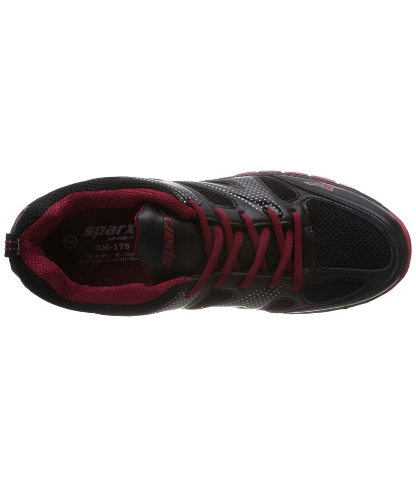 Relaxo Sparx Red Synthetic Leather Sport Shoes For Men - Buy Relaxo ...