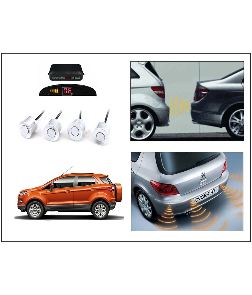 Flomaster Car Reverse Parking Sensorford Ecosport(white) Buy