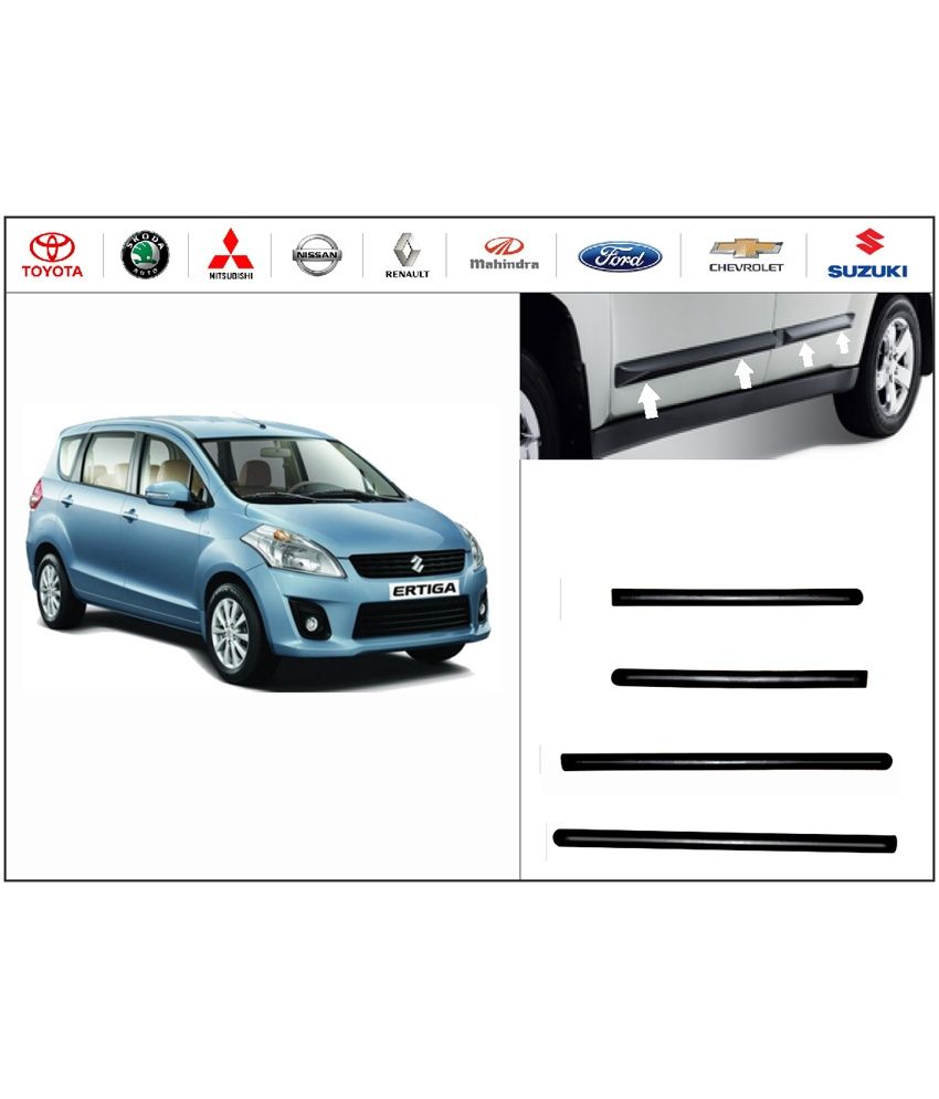 Flomaster Side Beading Moulding Protector (set Of 4) Blackmaruti