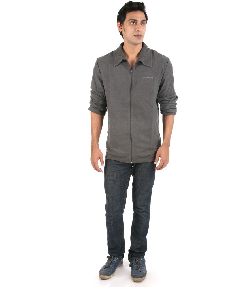 Rockport Khaki Cotton Full Sleeves Casual Jacket - Buy Rockport Khaki ...