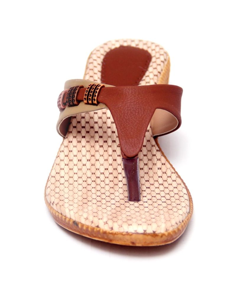 tan low heel