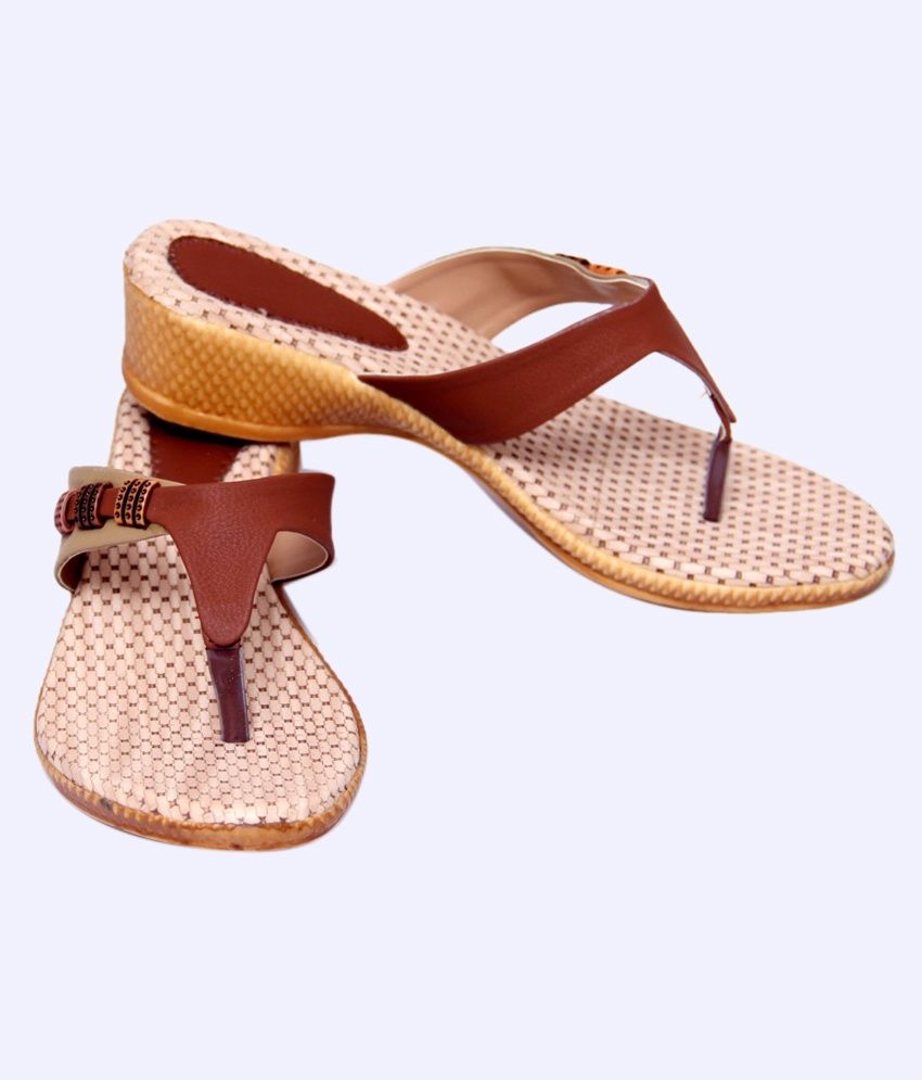 tan low heel