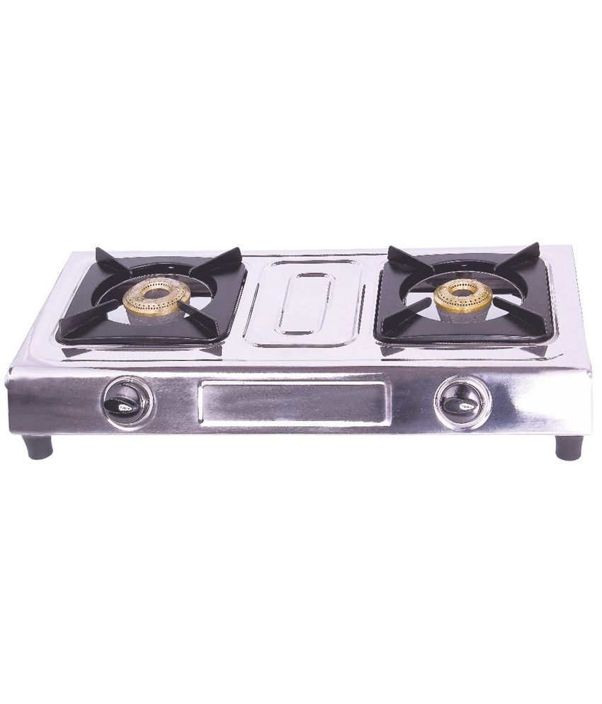 Starflame Starflame Ki-204 2 Burner Stainless Steel Cooktop 2 Burner