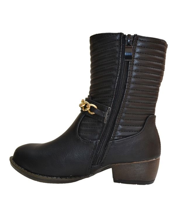 black zebra boots