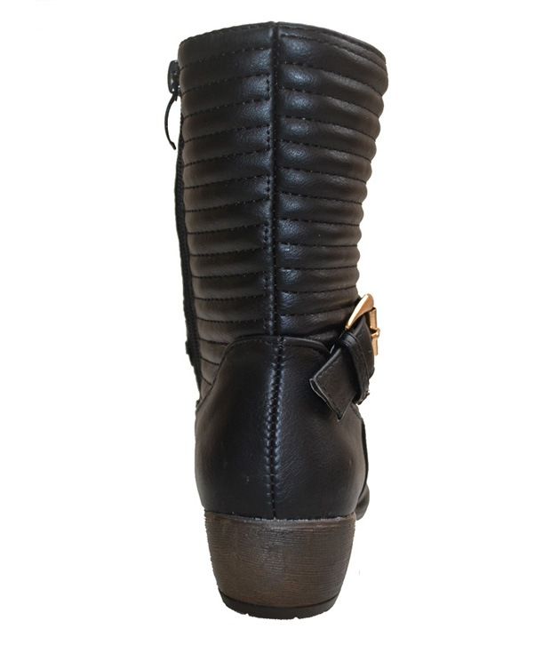 black zebra boots
