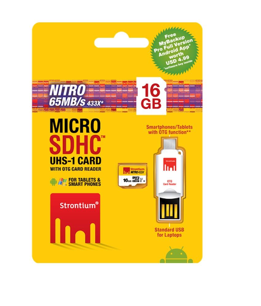Image result for strontium 16gb micro sd nitro