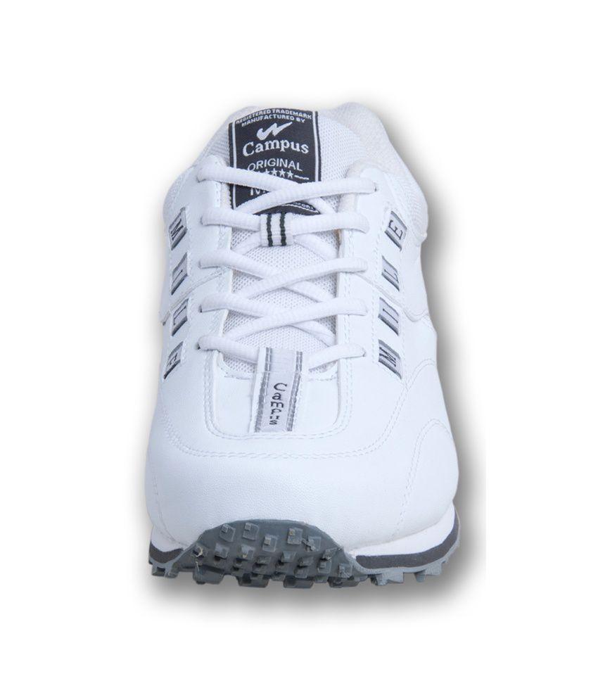 Campus Mile White Sport Shoes - Buy 