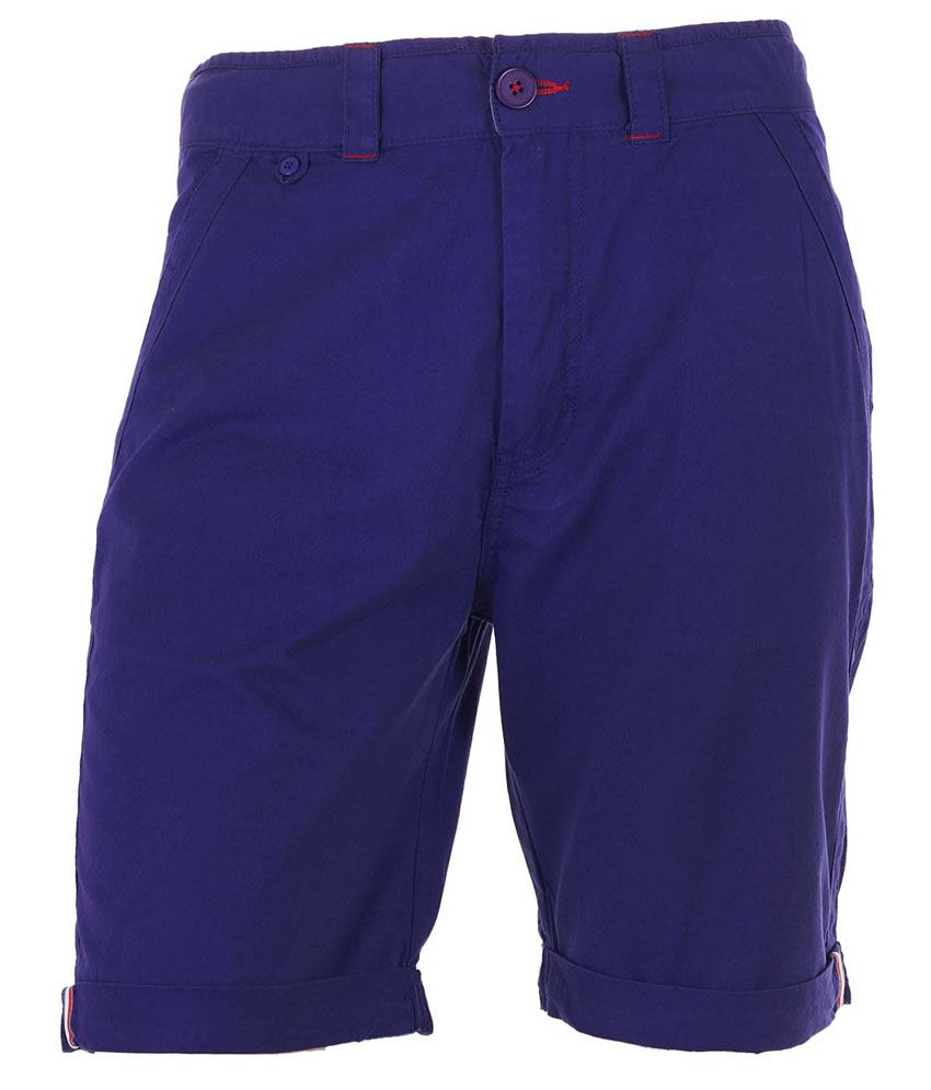 Faraday - Royal Blue Printed Cargo Shorts For Men - Buy Faraday - Royal ...