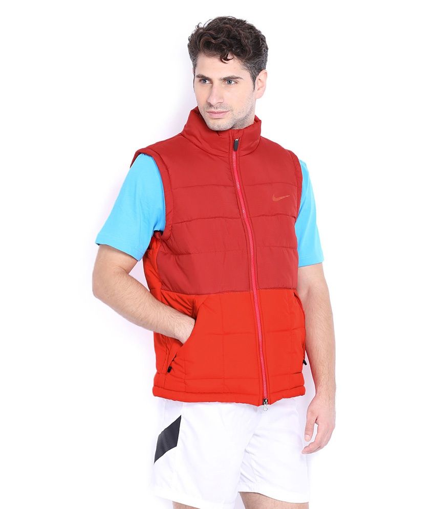 Nike Red Alliance Vest-550 Nsw Jackets - Buy Nike Red Alliance Vest-550 Nsw Jackets Online at 