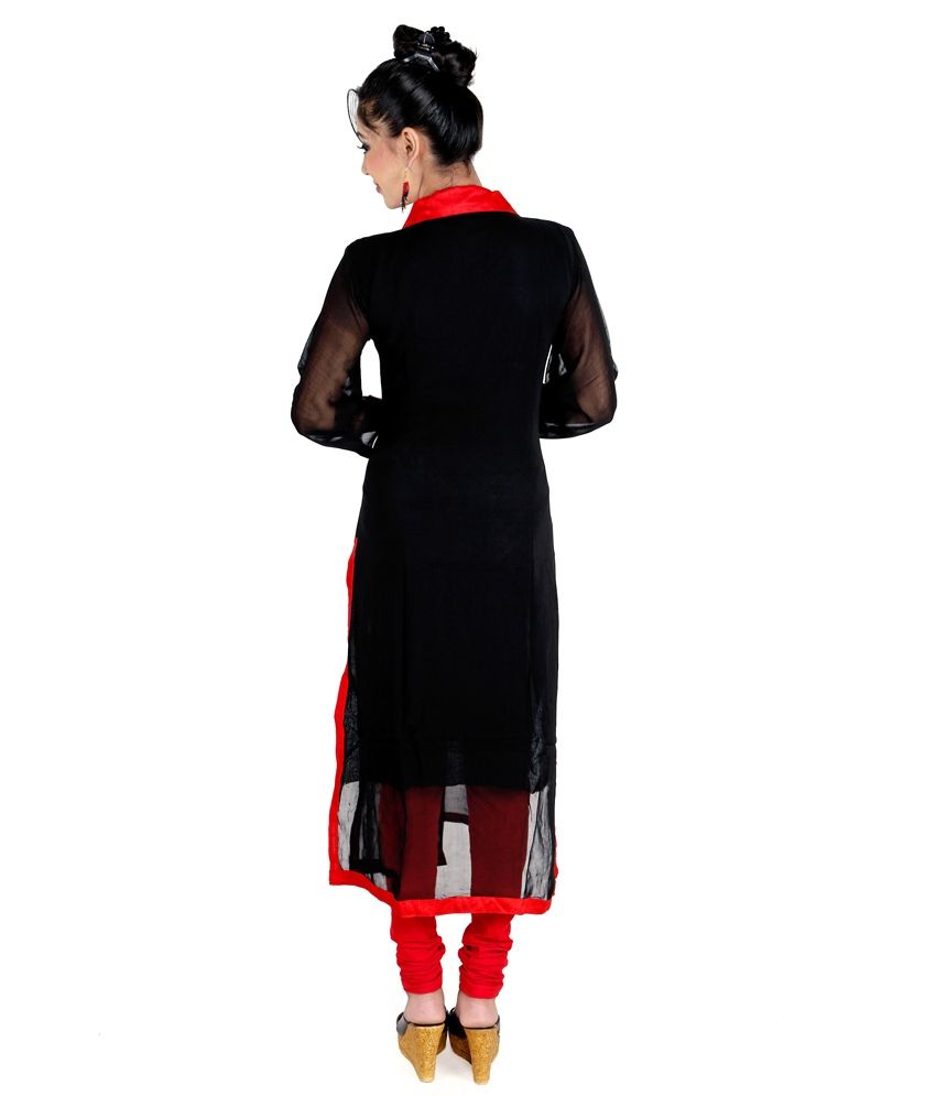 georgette black shirt
