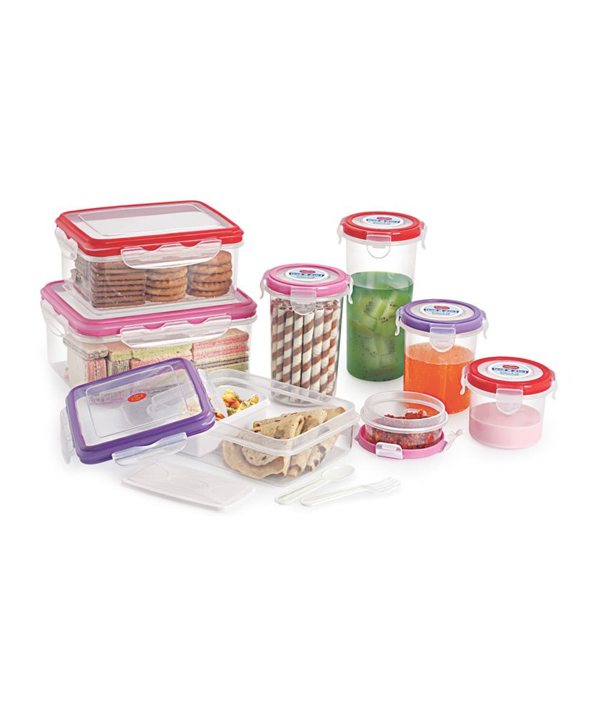 Nakoda Plast Lock N Seal Kitchen Storage Set At Best Nakoda Plast Lock N Seal Kitchen Storage Set
