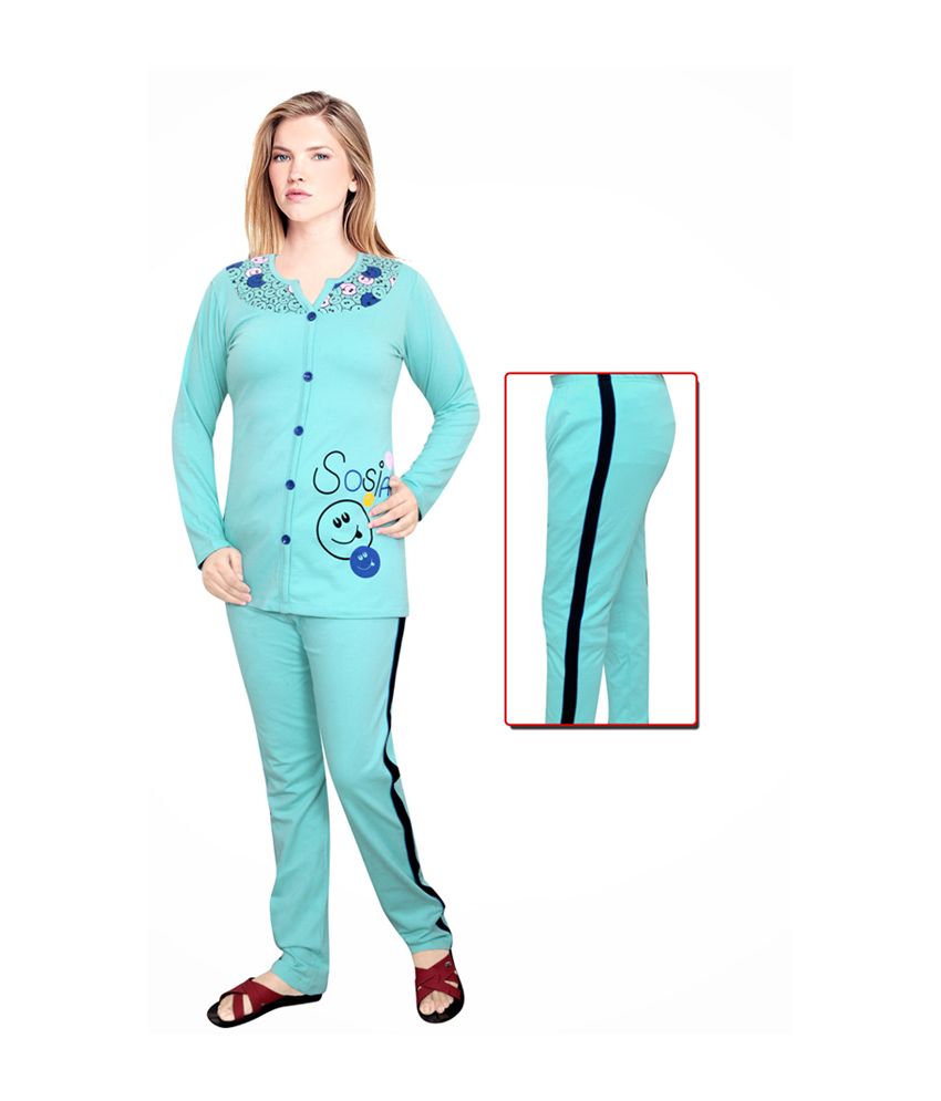 ladies winter night suit