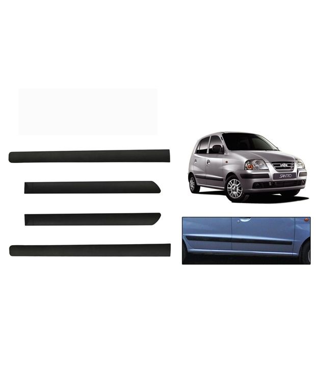 Speedwav Car Original Side Beading Matt Black Hyundai Santro Xing