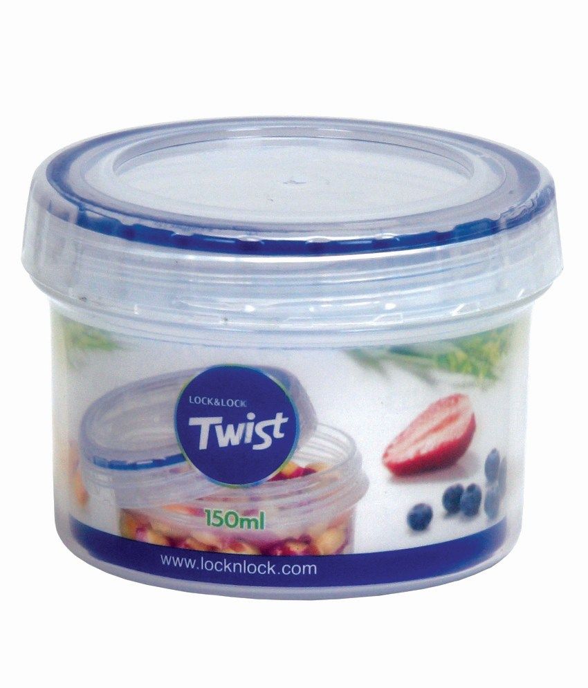 Lock&lock Twist Polypropylene (pp) Twist Container: Buy Online at Best ...