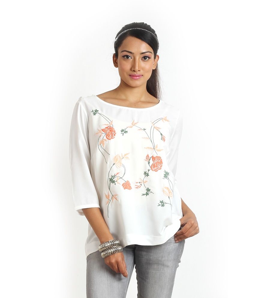 white cotton tops uk