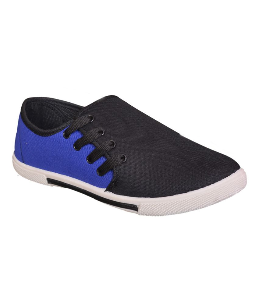 ACTO Black & Blue Sneaker Shoes - Buy ACTO Black & Blue Sneaker Shoes ...