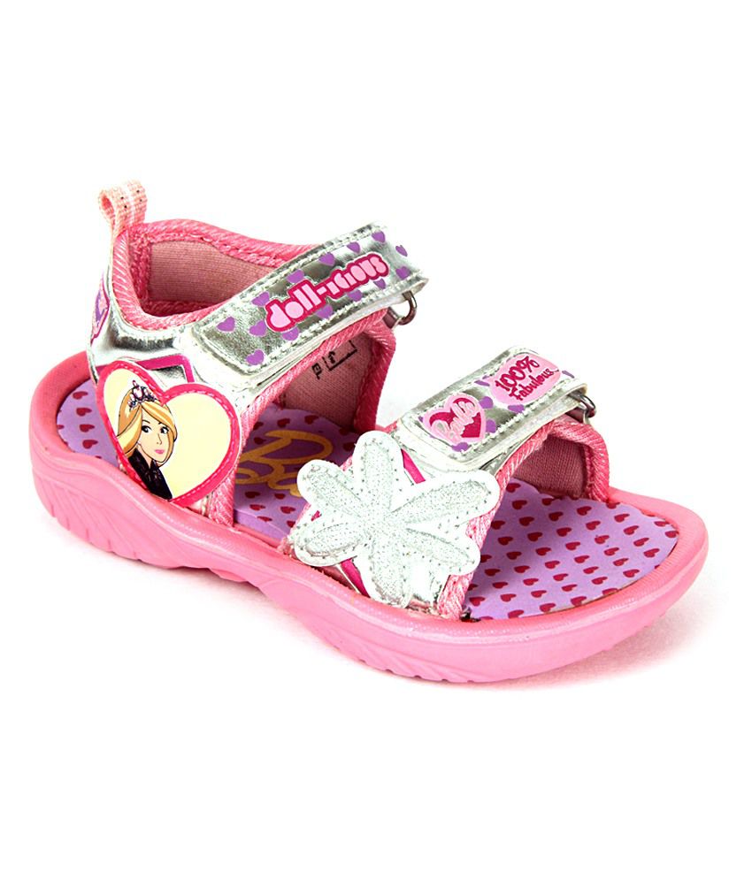  Barbie  Pink Floater Sandals  For Kids Price in India Buy 