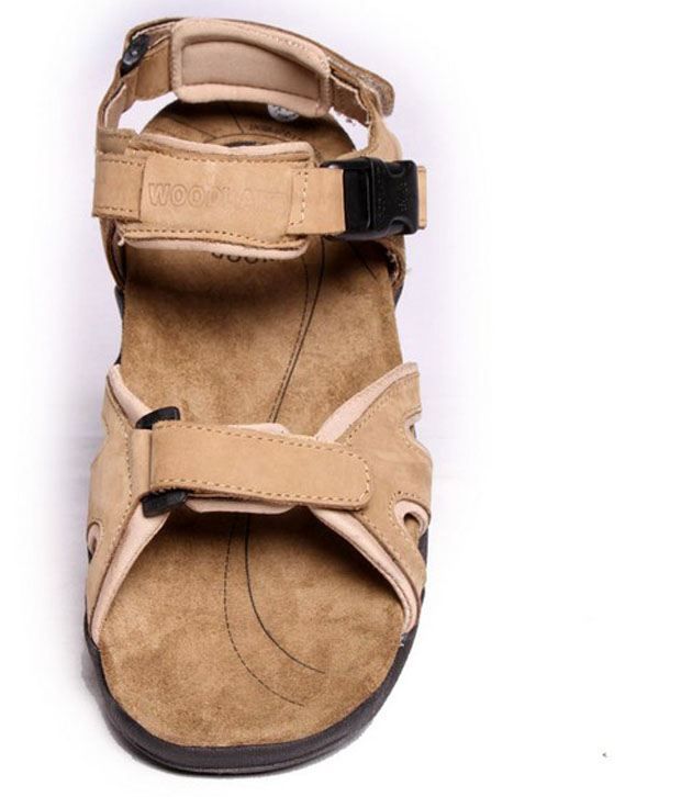 woodland men khaki sandals