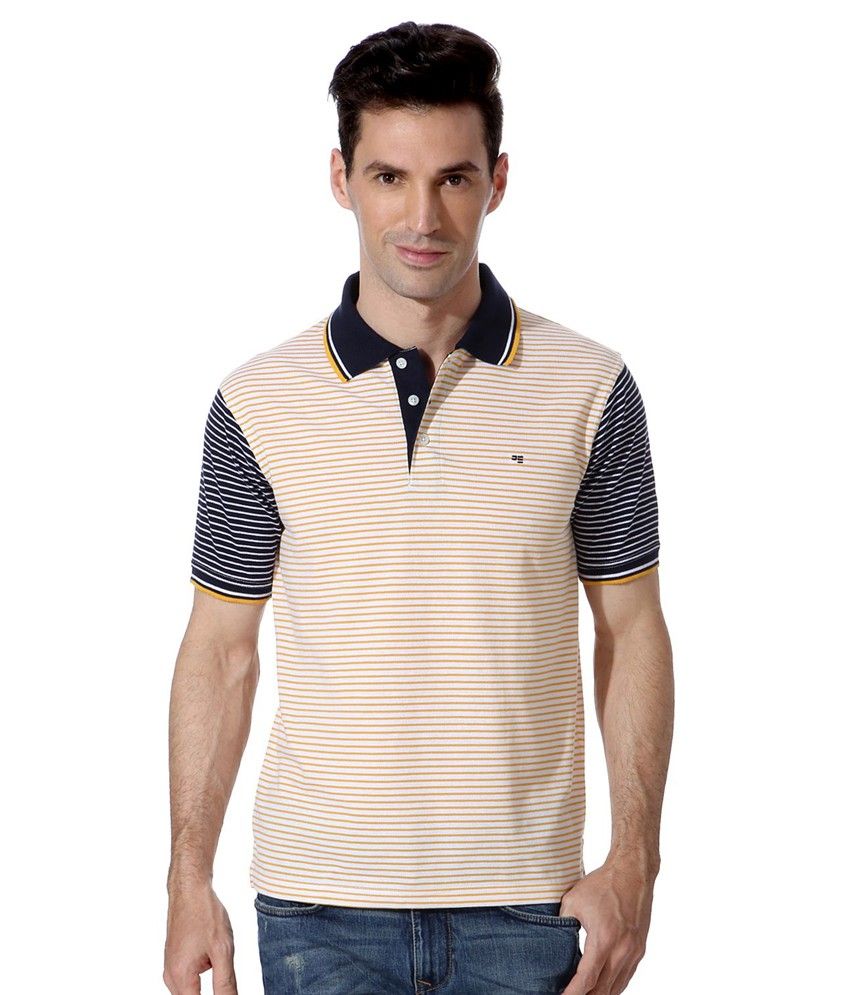 Peter England Yellow Polo Tshirt Buy Peter England Yellow Polo T