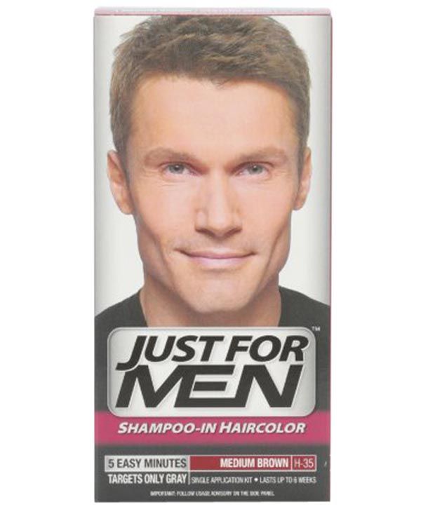 Just For Men Medium Brown 35 Shampoo In Hair Color Pack Of 3 Buy