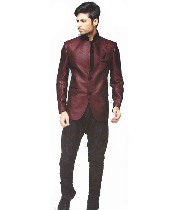 maroon formal coat
