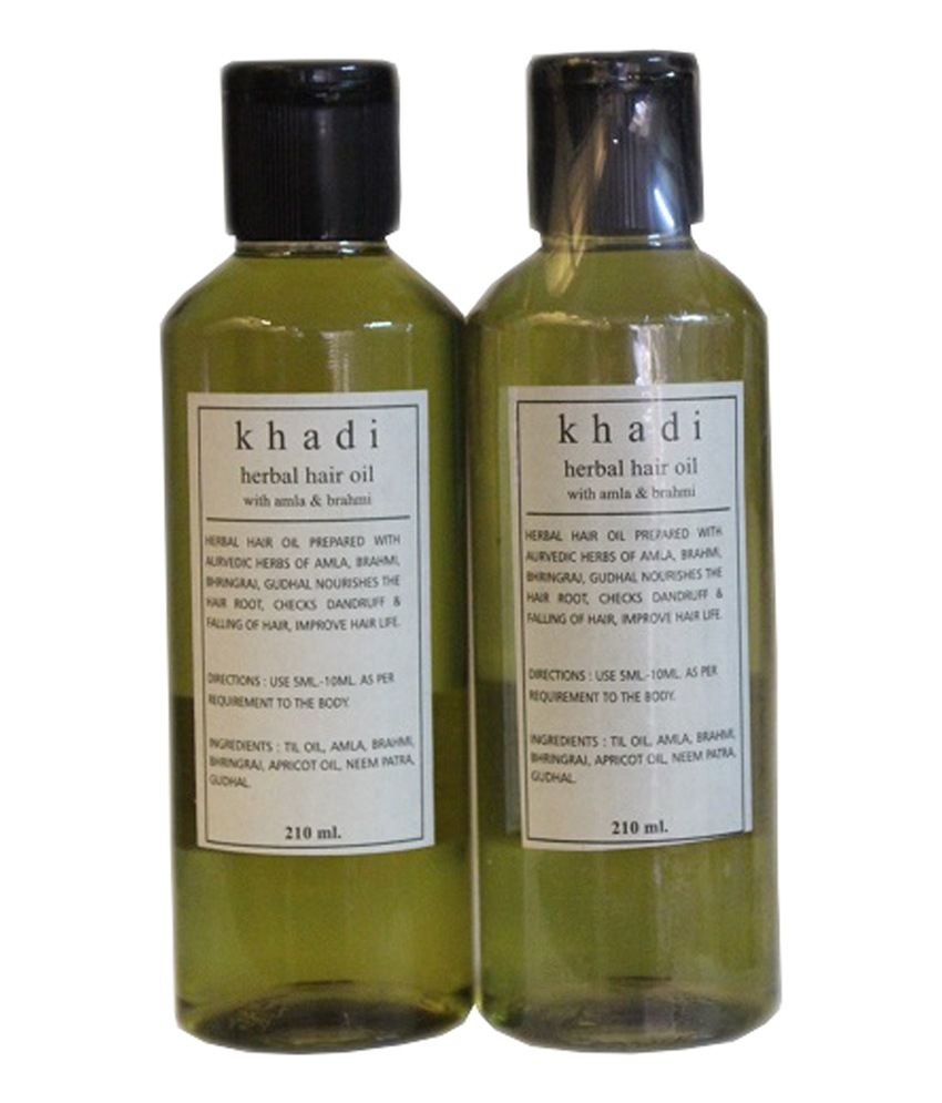     			Khadi Brahmi Amla Herbal Hair Oil (Pack Of 2)- 210 Ml