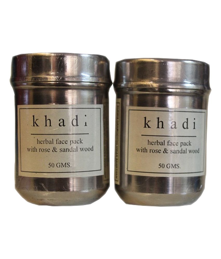     			Khadi Rose and Sandalwood Face Pack (Pack Of 2)- 100 Gm