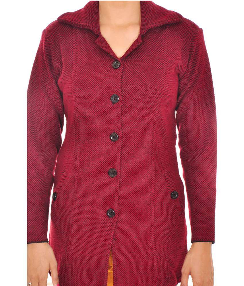 Buy Montrex Maroon Acro Wool Pullovers Online at Best Prices in India ...